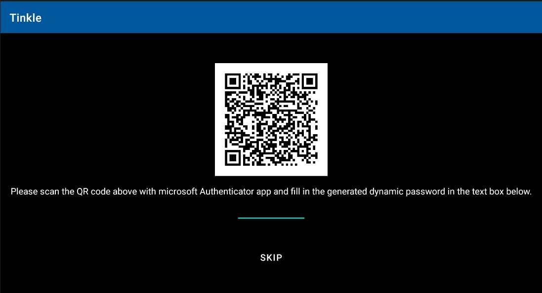 安全设置-动态令牌界面